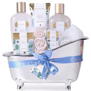 Bath Sets for Women - 8pcs Jasmine Spa Gift Sets for Her, Beauty Body Gifts Baskets