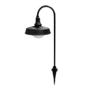 Better Homes & Gardens Corbyn Matte Black Metal Solar Powered LED Landscape Walkway Light, 20 Lumens