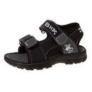 Beverly Hills Polo Club Boys Sport Sandals (Toddler Sizes) - Black/Gray, 5