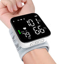 Blood Pressure Monitor, Wrist Pressure LCD Display Automatic Voice Pulsometer Rechargable Heart Health BP Monitor