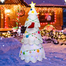 Blow up Christmas Decoration with Colorful Rotating Light and LED Lights