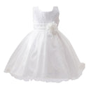 Bullpiano Kids Girls Formal Dresses Flower Girl Sequin Tulle Party Prom Ball Gown Dress 1-10T