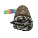 Grumpy Plush Cat Scratching Board Cat Toy