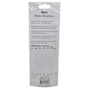 6 Piece Flat Head Art Paint Brush Set