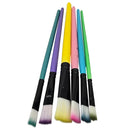 6 Piece Flat Head Art Paint Brush Set