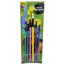 6 Piece Round Fine Tip Head Art Paint Brush Set