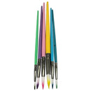 6 Piece Round Fine Tip Head Art Paint Brush Set