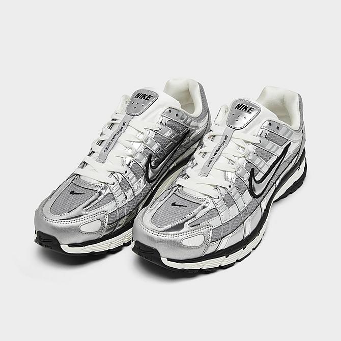 Nike P-6000 Casual Shoes in Grey/Metallic/Metallic Silver