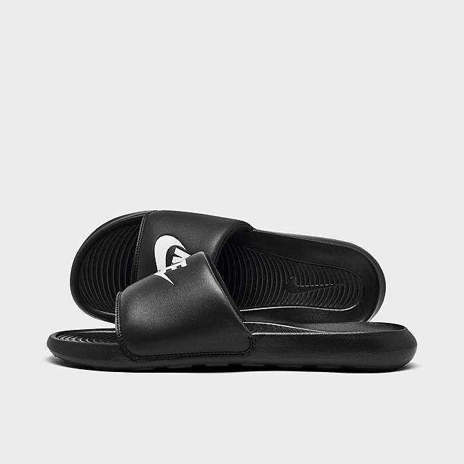 Nike Men's Victori One Slide Sandals in Black/Black