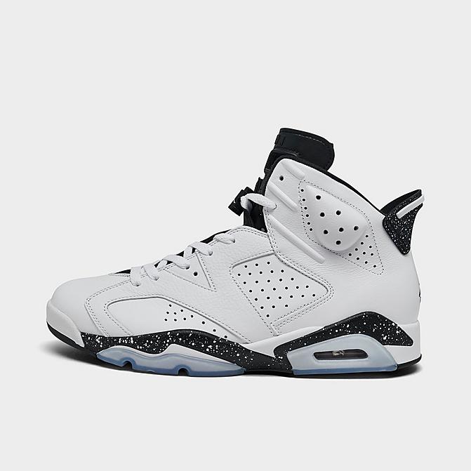 Jordan Air Retro 6 Basketball Shoes in White/White