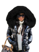 Capreze Warm Parka Jackets Coat For Women Winter Quilted Puffer Jacket