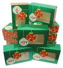 Christmas Doughnut and Cookie gift boxes with Foil Hot Stamp
