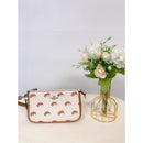 Coach Women's Nolita Top Zip Convertible Wristlet with Rainbow Print