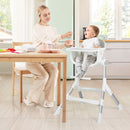 4-in-1 Convertible Baby High Chair with Aluminum Frame