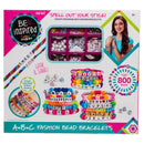 Cra-Z-Art Be Inspired ABC Fashion Bead Bracelet Studio, 800+ Multi-Color Beads
