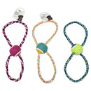 Figure 8 Rope and Tennis Ball Dog Toy in Assorted Colors