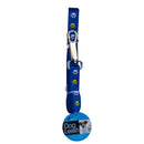 Woven Dog Leash with Paw Print Design