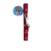 Woven Dog Leash with Paw Print Design