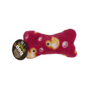 Plush Dog Bone with Rubber Duckie Print