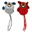 Fluffy Mouse Cat Toy with Ribbon Tails