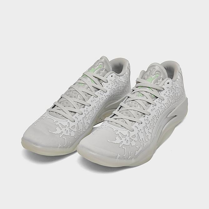 Jordan Zion 3 Basketball Shoes in Grey/Off-White/White