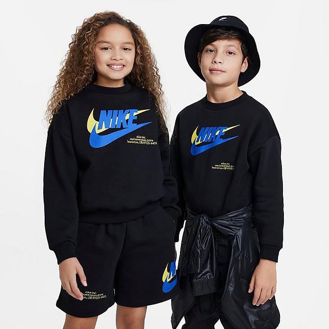 KIDS' NIKE SPORTSWEAR ICON FLEECE OVERSIZED SWEATSHIRT