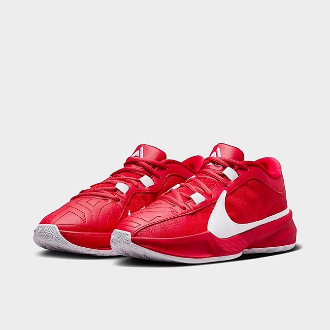 Nike Zoom Freak 5 Team Basketball Shoes in Red/University Red