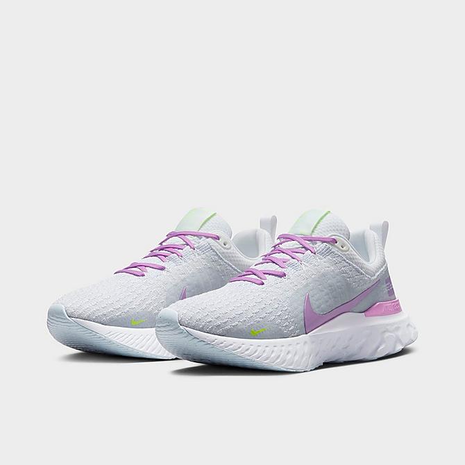 Nike Women's React Infinity 3 Running Shoes in Grey/White