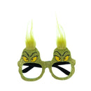 Dr Seuss' The Grinch Who Stole Christmas, Grinch Faux Green Glitter Glasses, Green