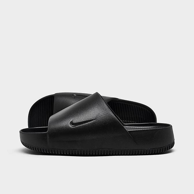 Nike Men's Calm Slide Sandals in Black/Black