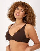 Maidenform Everyday Luxe Full Coverage Underwire Bra Just Brown