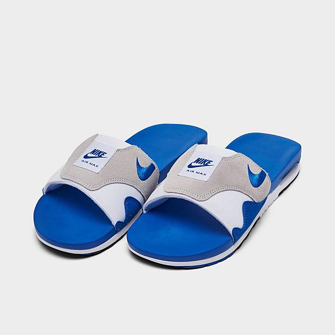 Nike Men's Air Max 1 Slide Sandals in Blue/White