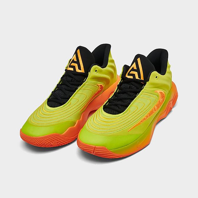 Nike Giannis Immortality 4 Basketball Shoes in Yellow/Cyber