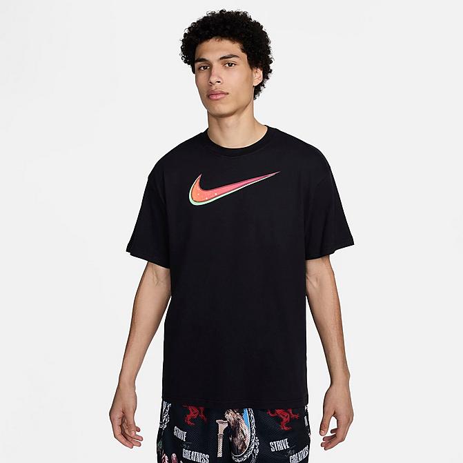 Nike Men's LeBron Max90 T-Shirt in Black/Black