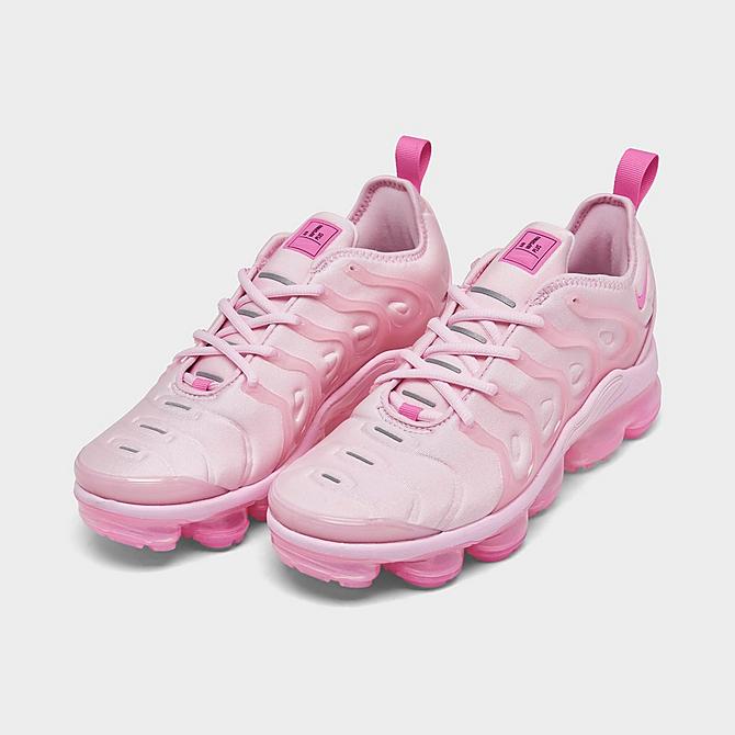 Nike Women's Air VaporMax Plus Running Shoes (Big Kids' Sizing Available) in Pink/Pink Foam