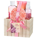 Freida & Joe Pink Peony Spa Bath and Body Gift Set for Women Luxury Body Care Mothers Day Gifts