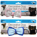 Decorative Dog Collar with Bell and Bow