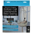 Macrame Hanging Cat Hammock Indoor Cat Bed Swing