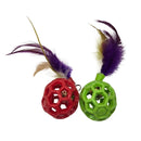 Cat Toy with Bell and Feather