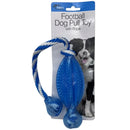 Football Dog Pull Toy with Rope