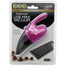 USB Powered Mini Crumb Catcher Keyboard Vacuum with 2 Attachments