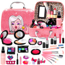 Girl Toys Birthday Gifts, Real Kids Makeup Kit for Little Girls Children Toddlers 4+Year Old