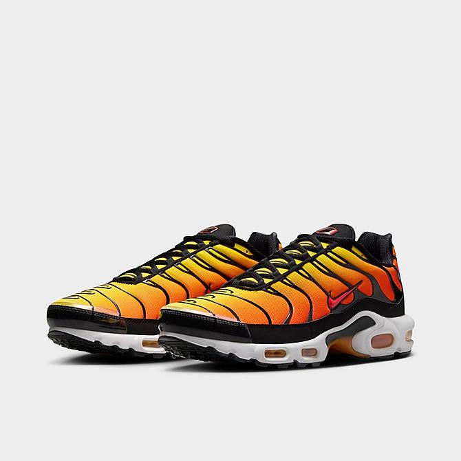 Nike Men's Air Max Plus Casual Shoes in Orange/Yellow/Black