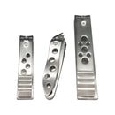 3 Pack Grooming Nail Clippers with Precision Steel Blades