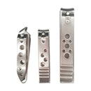 3 Pack Grooming Nail Clippers with Precision Steel Blades