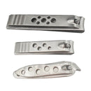 3 Pack Grooming Nail Clippers with Precision Steel Blades