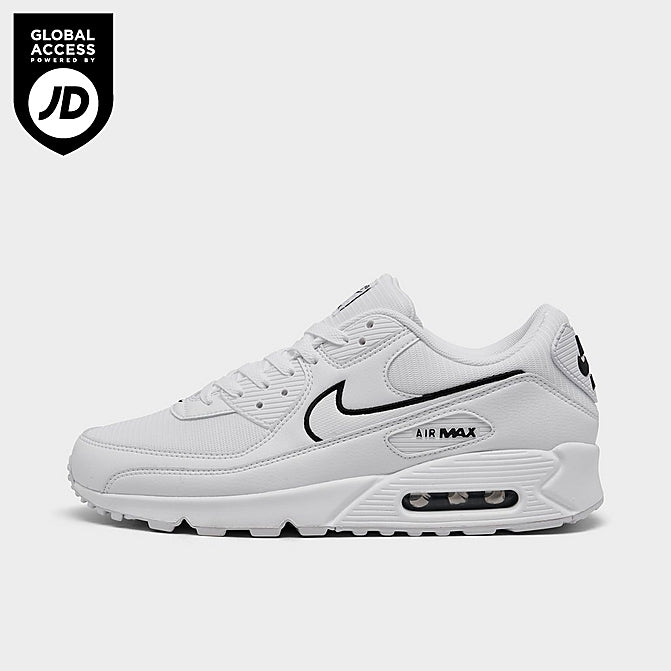 Nike Men's Air Max 90 Casual Shoes in White/White