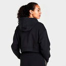 Women's adidas Originals Animal Cropped Hoodie