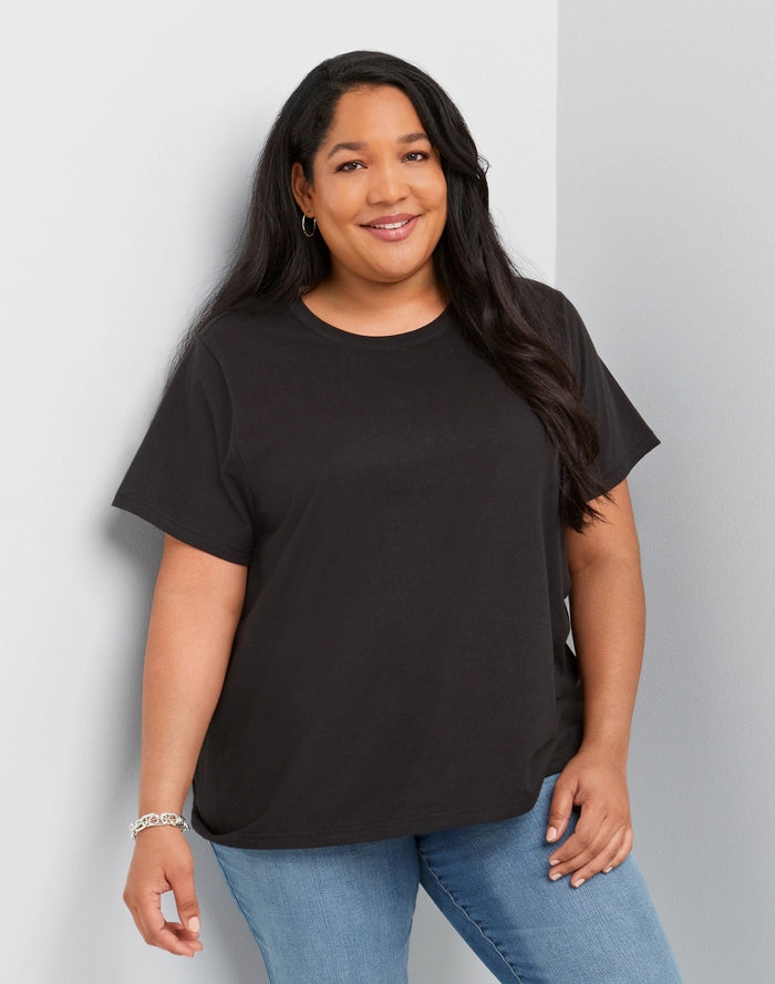 Hanes Originals Women's Cotton T-Shirt, Plus Size