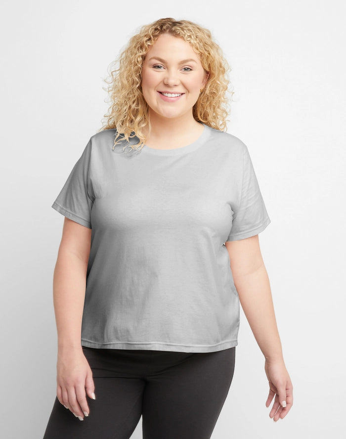 Hanes Originals Women's Cotton T-Shirt, Plus Size